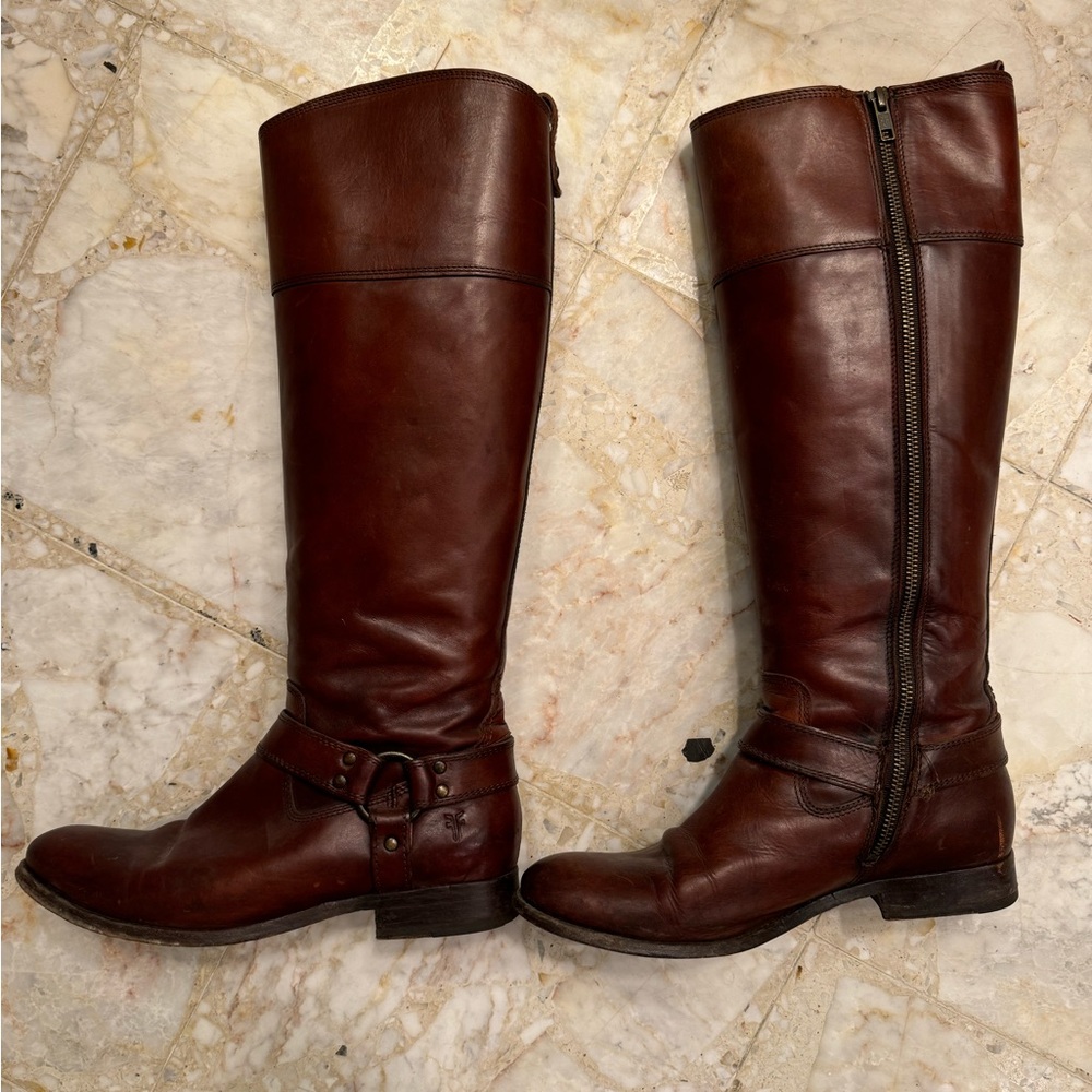 Frye Melissa Harness Boots - Size 9